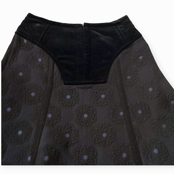 Comme des Garçons Corset-Front‎ A line Skirt, A/W 2001, GC-S062, Size S, Black - Picture 7 of 13